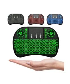 Mini TouchPad RF 500 Wireless With 3 Colour Backlit Keyboard Mouse (random color)