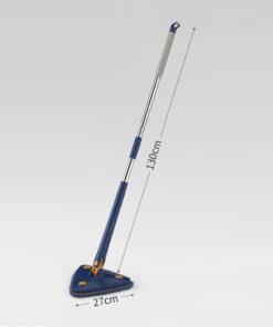 New Extended Triangle Mop 360 Twist Squeeze Wringing X-type Window Glass Toilet Bathrrom Floor Household Cleaning Ceiling Dusting – Each