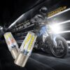 Pack of 2 – Headlight & Backlight Bulb | Yellow/White Beam + Red/Blue Flasher | Universal for All Bikes - Image 3
