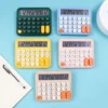 Calculator | Mechanical Buttons for Desktop financial accounting (random color)cell operated - Image 2