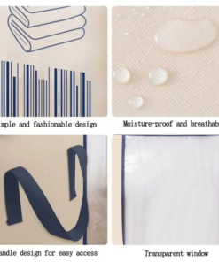 Heavy Quality Barcode Print Storage Bag Non Woven - Good for cloth storage