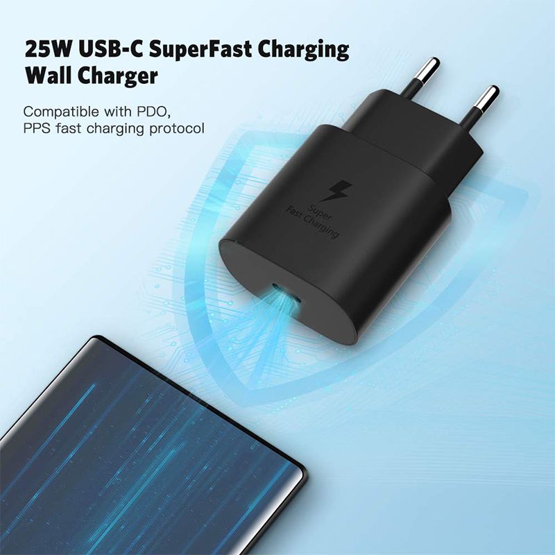 Samsung 25W Charger | Super Fast Charging | USB Type C Fast Charger With Box | Samsung 25w PD Adapter - Image 3