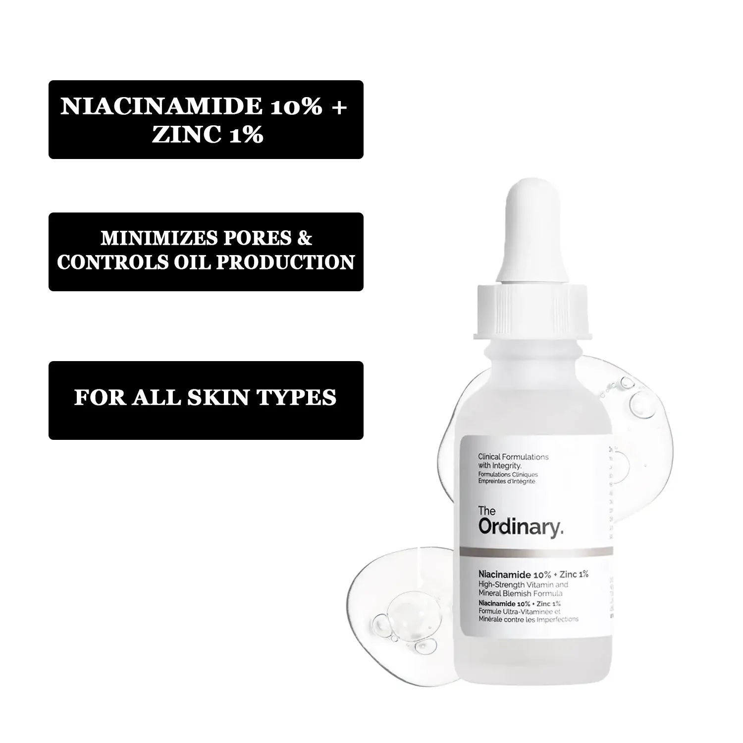 The Ordinary Niacinamide Serum 10% + Zinc 1% Supersize Serum 30ML | Best Quality Serum 30ML - Image 2