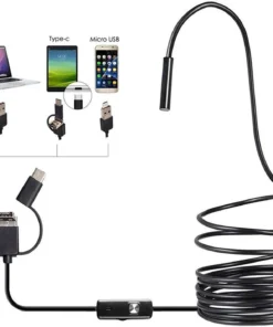 Professional 4 In 1 Type C/ Micro Usb/ Pc Endoscope Camera 3.5m