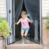 Mesh Curtain Keeps Bugs Out - With 6Pcs Double Tape & 6Pcs Hook
