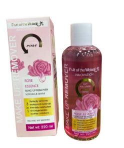 Wokali 3 in 1 Rose Essence Makeup Remover 220ml