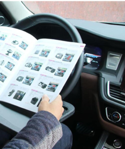 Alternative view of Portable Car Steering Wheel Tray -Multi functional Wheel Desk for Laptop Notebook and Food Steering Wheel Tray