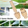 Portable Water Sprayer Nozzle Adjustable High Pressure Car Washing Garden Hose Sprinkler System Car Wash Watering Water Spray Nozzle - Image 5