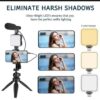 Ay-49 Video Making Kit Vlogging Tripod Triple Band Light With Bluetooth Remote - Image 5