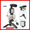 Ay-49 Video Making Kit Vlogging Tripod Triple Band Light With Bluetooth Remote - Image 3