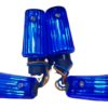 Fancy indicator for Bike Mini size flexible unbreakable blue color 4 pcs - Image 2