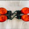 Fancy indicator for Bike Mini size flexible unbreakable yellow color 4 pcs