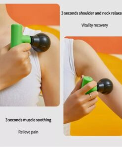 Blueide Mini rechargeable Fascial Gun Deep Muscle Massager (Random color)