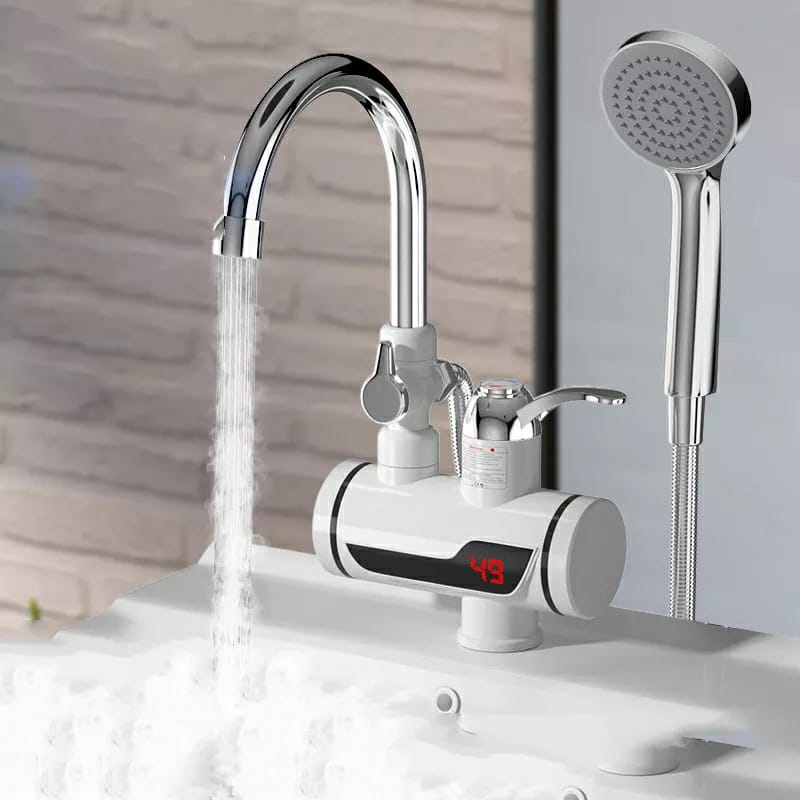 (with shower)Electric Hot Water Heater Faucet Kitchen Instant Heating Tap Water - Image 3
