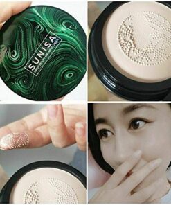 Sunisa Foundation Base 20g Waterproof Mushroom Head Air Cushion BB Cream Nude Liquid Foundations (with yanqina 36H liner )
