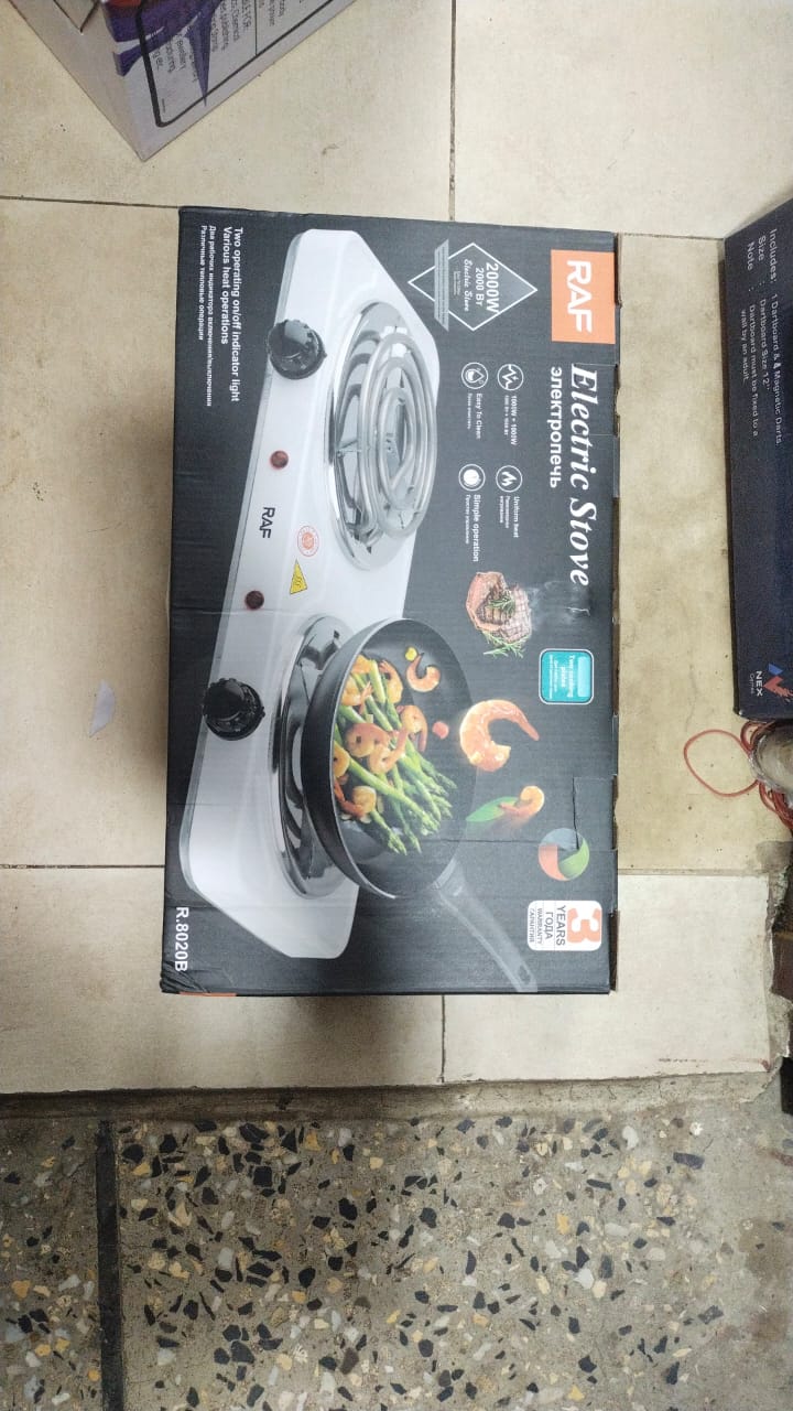Premium Brand RAF New Arrival countertop Coil Hotplate Stove Cooktop Double Flat Burners Electric Hot Plate Double Electric Stove - Image 5
