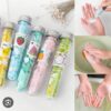 100 PC's tube disposable Paper Soap Disposable Paper Soap With Bottle Multi-color.