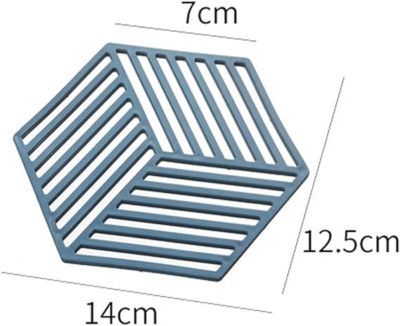 1PCS Multifunction Heat Resistant Silicone Mat Drink Cup Coasters Nonslip Pads Pot Holder Table Placemat Kitchen Accessories (random color) - Image 2