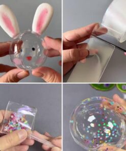 Multipurpose Tape for DIY Craft Children Colorful Pinch Toy Making Blowing Bubble Sticky Traceless Tape Toy 3 Mtr