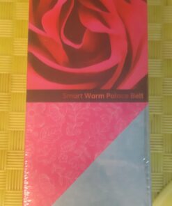 Electric Period Cramp Massager Vibrator Heating Belt for Menstrual Relief Pain Waist Stomach Warming Women Gift Box Packing(random color )