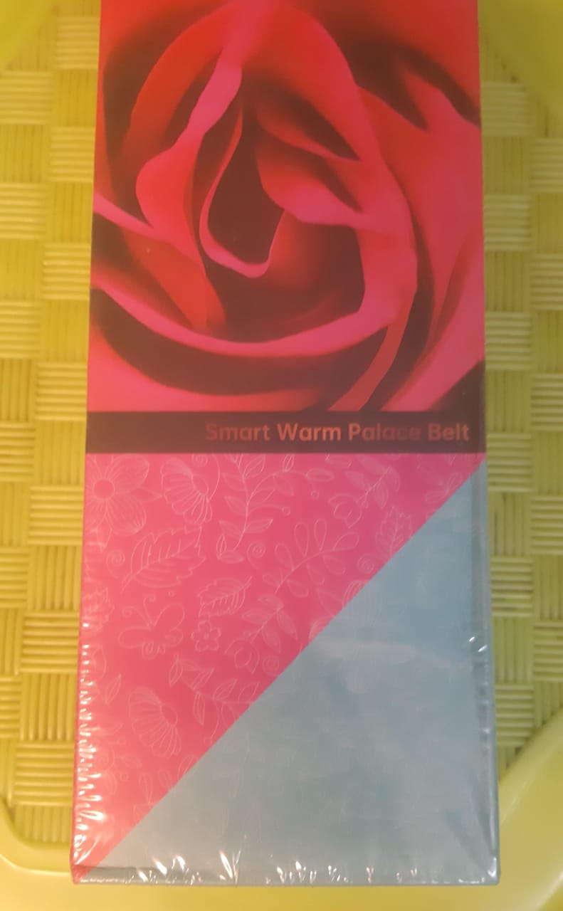 Electric Period Cramp Massager Vibrator Heating Belt for Menstrual Relief Pain Waist Stomach Warming Women Gift Box Packing(random color ) - Image 2