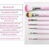(Pack of 7) Hello Kitty Makeup Brush Set - Image 2