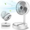 Folding Telescopic Floor Fan Summer Silent Desktop Direct electric Fan For Office Bedroom School (random Color ) - Image 2