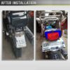 Motorcycles Bike Fancy Tail Light 70cc And 125cc LED Fancy Tail Light Stop Turn Signal with Scanning Dynamic Animation Breathing DRL