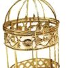 Metallic bird Cages for home decor and gift (pack of 3)