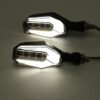 2Pcs Motorbike Universal LED Indicator With DRL And Yellow Parking Light For all bikes (Random Color) - Image 3