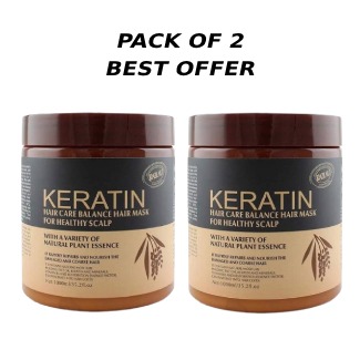 Pack Of 2 | Keratin Hair Mask Treatment 500ml: The Key to Stronger