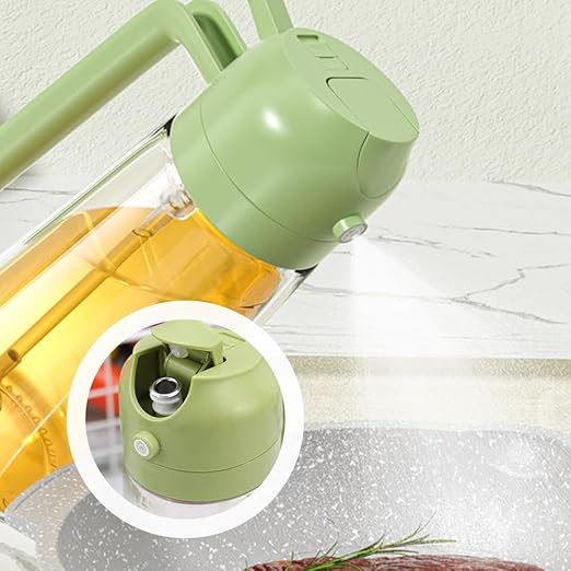 Sprayable and Pourable Oil Bottle 500 ml Random color