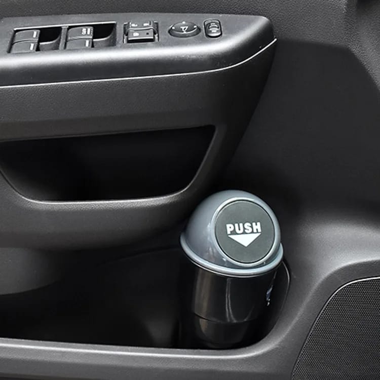 Car Trash Can Organizer Garbage Holder Storage Bag Trash Bin Paper Dustbin (Random Color) - Image 2