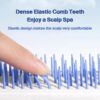 One-click Cleaning Telescopic Hair Comb - (Random Color) ( Without Box )