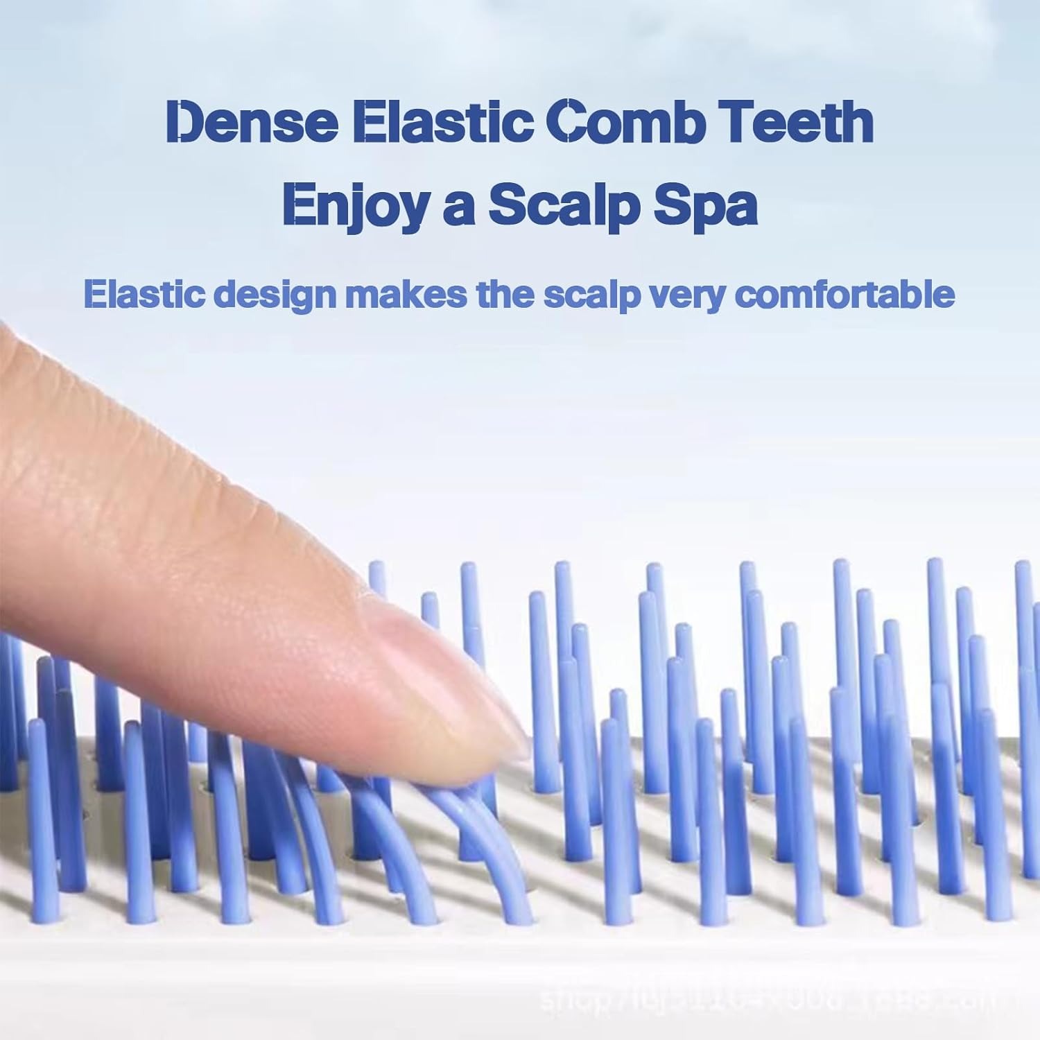 One-click Cleaning Telescopic Hair Comb - (Random Color) ( Without Box )