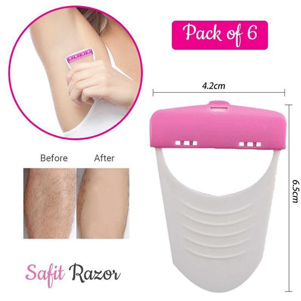 6 pcs Ladies Womens Girls Shaver Trimmer Bikini Razor soft - Image 3