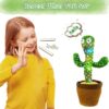 Interactive Dancing Cactus Toy – Singing, Talking, Voice Recording Plush with USB Rechargeable Function – Fun Educational Gift for Babies and Kids (Ages 6 Months & Up) - Rechargeable & With Box - Image 5
