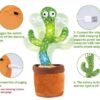 DANCING CACTUS TOY with mufler hat (RECHARGEABLE) (with box)