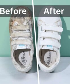 Disposable Shoe Cleaning Wipes | Quick Shine Clean Wet Wipes (80 Wipes In 1 Packet) | Instant Shoe Care | Easy