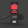 On/Off & USB port 2 Amp 5 V universal switch for bike, Extra external on off button. extra lights switch - Image 4
