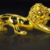 Get Golden Lion Car Dashboard Decoration | Modern Abstract Style Resin Panther Statue | Home Decor Accessories - Image 5
