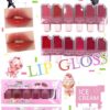 (Pack of 6 ) Crazy Girl Ice cream Matte Lipgloss
