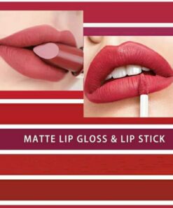eccsece 2 in 1 Lipstick + Lipgloss
