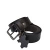 Men buffalo leather belt | Waist Belt for boys & Mens (Black) - Image 2