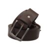 (Big Size) - Men Buffalo plain leather belt | Waist Belt for boys & Mens (Dark Brown) - Image 2