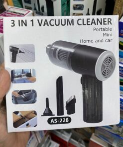 3 in 1 Portable Vacuum Cleaner Duster Blower Air Pump Wireless Hand-Held Cleaning For Car Home - AS 228