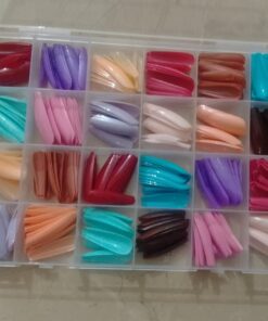 288 PCs colorful and Shiny nails box (Random Color)
