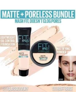 Fit me foundation and face powder gift pack