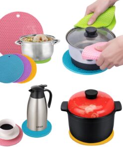 Multifunction Original Heat Resistant Silicone Mat Nonslip Pads Pot Holder Table Place mat (random color)