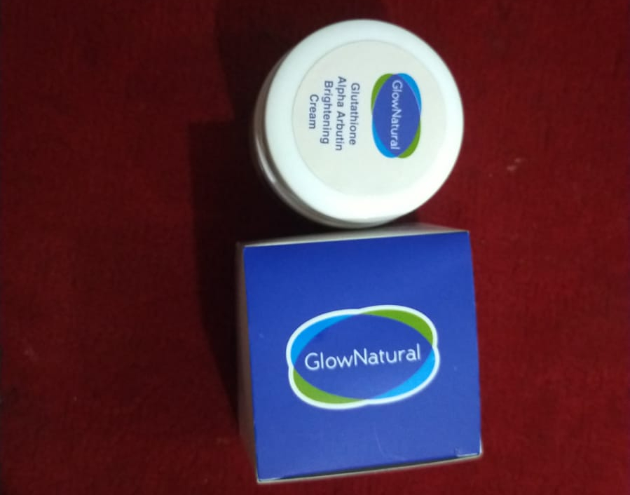 Glow natural Glutathione Alpha Arbutin Skin Brightening Cream (50g) - Image 2